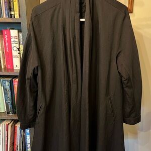 Black Long Vintage Professor Coat